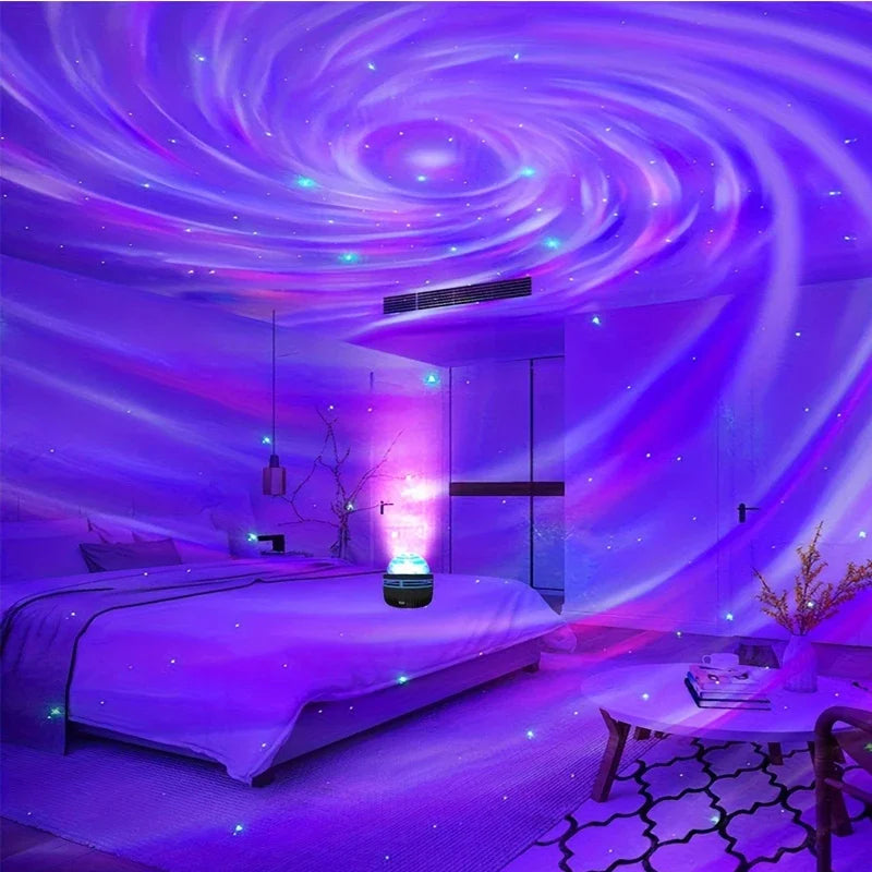 Sterrenhemel Projector met Muziek Synchronisatie & Afstandsbediening RGB Stemmingslicht USB Oplaadbaar 7,8 cm | Sulvida