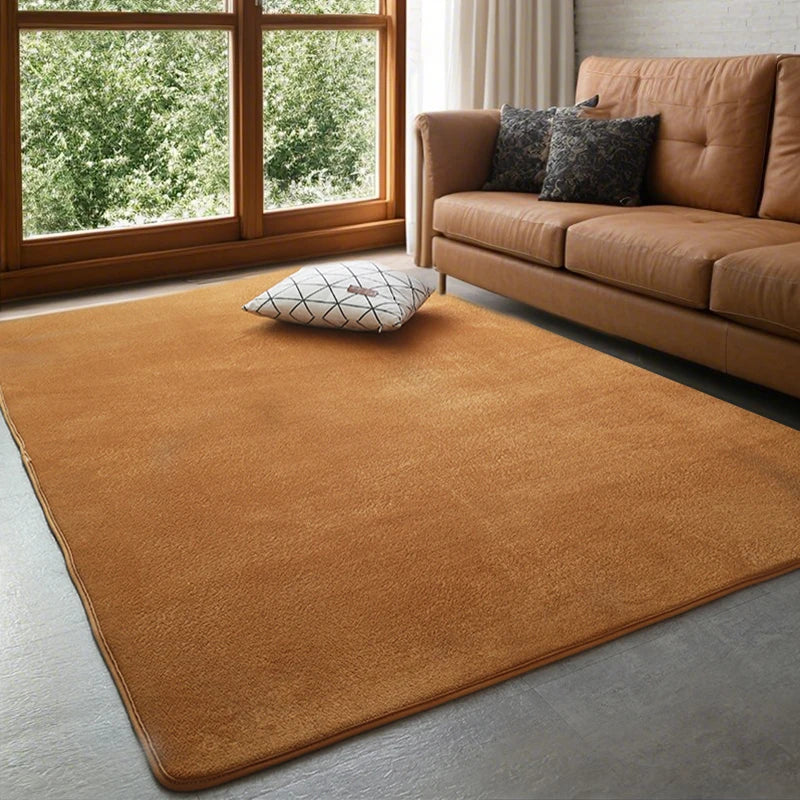 Fluweelzacht Vloerkleed Antislip Rechthoekig Koraalfluweel Woonkamer Slaapkamer Decoratief Zacht Tapijt | Sulvida