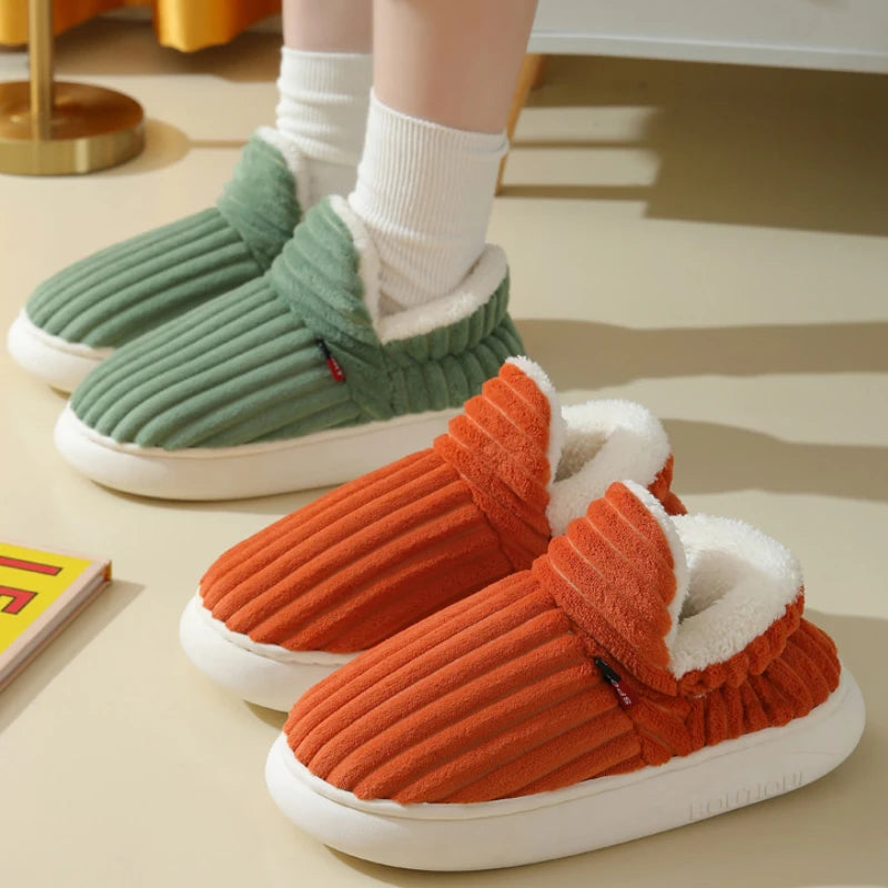 Winterpantoffels Pluche Heren Dames Zachte Zool Bontslippers Warm Huisschoenen Antislip Comfortabel Binnen | Sulvida