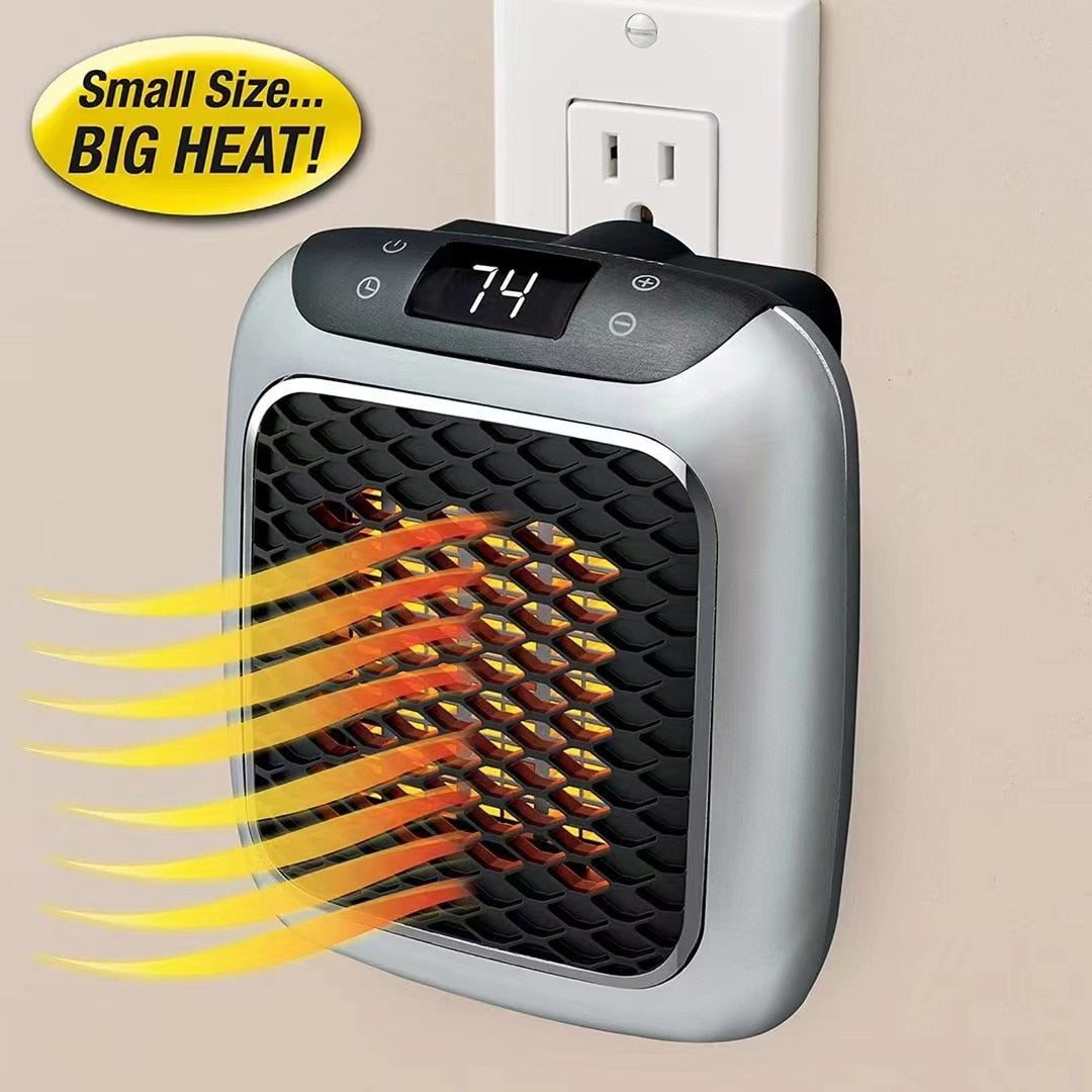 Wandmontage Elektrische Verwarming Draagbare Kachel voor Kleine Ruimtes Kantoor Slaapkamer 800W Compact | Sulvida