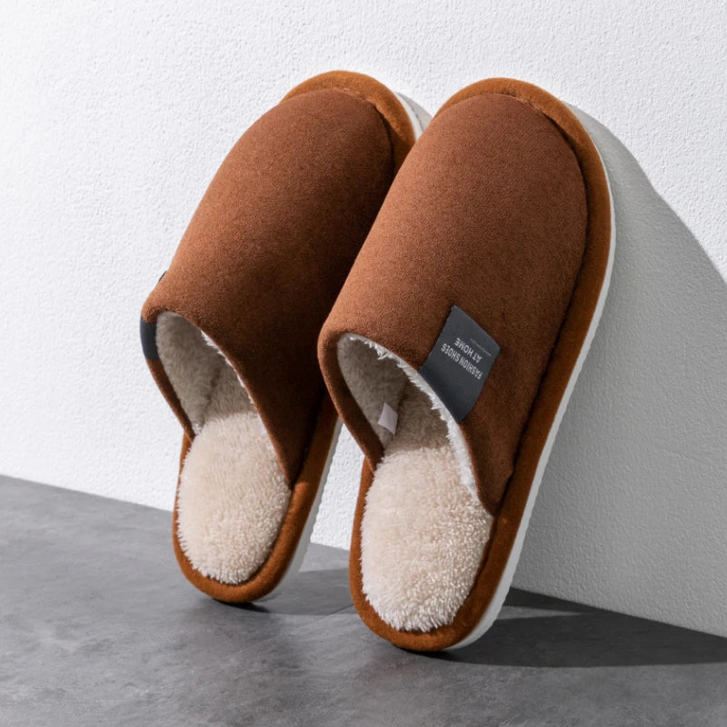 Suède Pantoffels Heren Binnenshuis Antislip Winterschoenen Sloffen Indoor Huisschoenen Stil Warm Comfortabel | Sulvida
