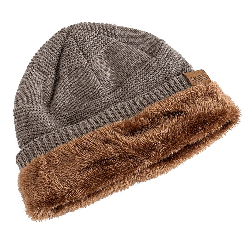 Gebreide Slouchy Wintermuts met Zachte Voering Unisex Beanie Hoofddeksel voor Koude Dagen Casual Stijl | Sulvida