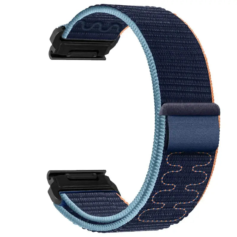 Bracelet universel en nylon pour smartwatch, fermeture autoagrippante respirante et réglable, 20mm 22mm 26mm, Apple Watch Samsung Galaxy | Sulvida