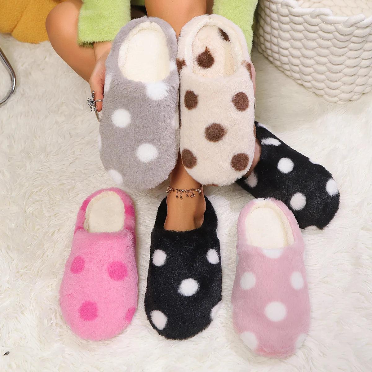 Hartvormige Damespantoffels Fluisterzachte Zool Binnenshuis Winterslippers Comfortabele Huisschoenen | Sulvida