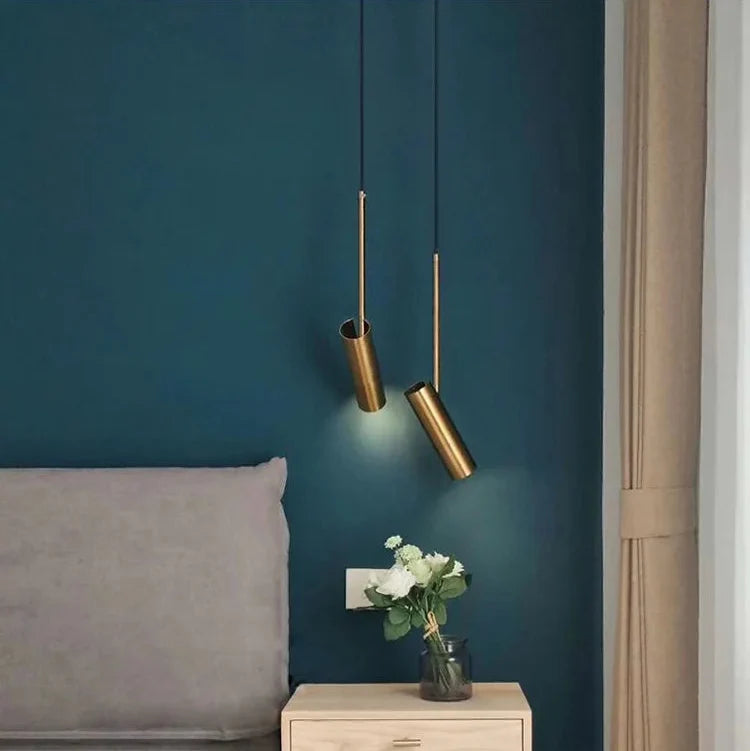Verstelbare hanglamp metaal cilindervorm draaibaar warm wit voor woonkamer keukeneiland slaapkamer eetkamer | Sulvida