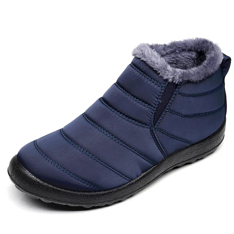 Bottes d’hiver doublées pour homme, imperméables, avec semelle antidérapante, confortables et chaudes pour un usage quotidien en extérieur | Sulvida