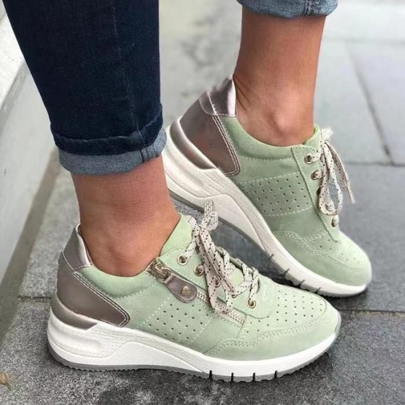 Orthopedische Dameswandelschoenen Isabella met Comfort en Stevige Steun voor Dagelijks Gebruik en Wandelen Verkrijgbaar Maat 35-42 | Sulvida