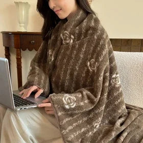 Geruite Plaid Deken Zachte Kasjmier-Look voor Bank en Bed Draagbare Warme Winterdeken Herfst Woonkamer | Sulvida