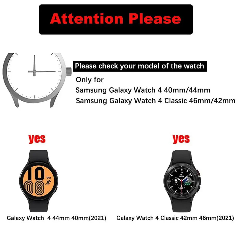 Bracelet de smartwatch en acier compatible avec Galaxy Watch 5 40mm 44mm et Watch 5 Pro 45mm, bracelet de montre élégant, accessoire | Sulvida