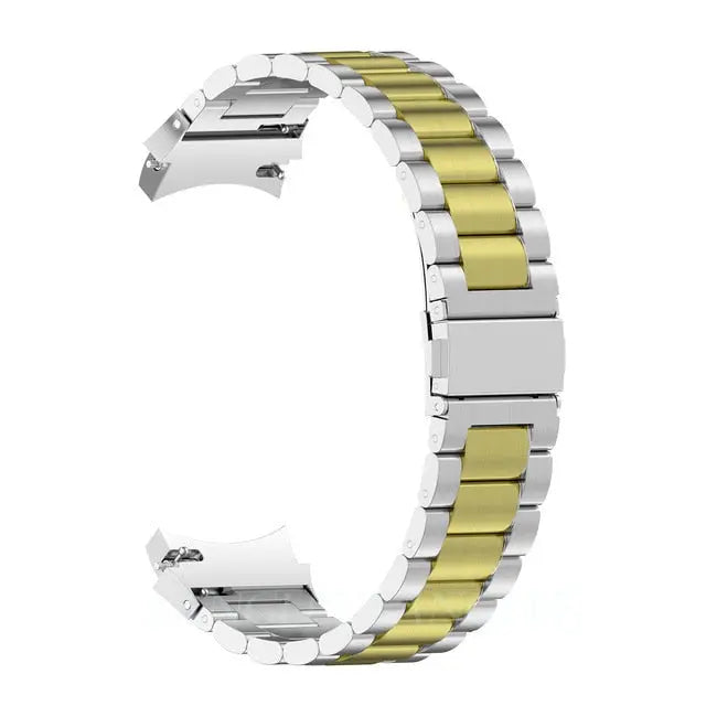 Bracelet de smartwatch en acier compatible avec Galaxy Watch 5 40mm 44mm et Watch 5 Pro 45mm, bracelet de montre élégant, accessoire | Sulvida