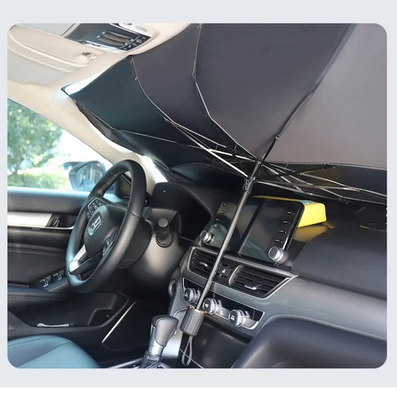 Opvouwbare Parasol Zonwering Auto Voorruit UV-Bescherming Hitte-Reflectie Paraplumodel Zonnescherm Auto-accessoires | Sulvida