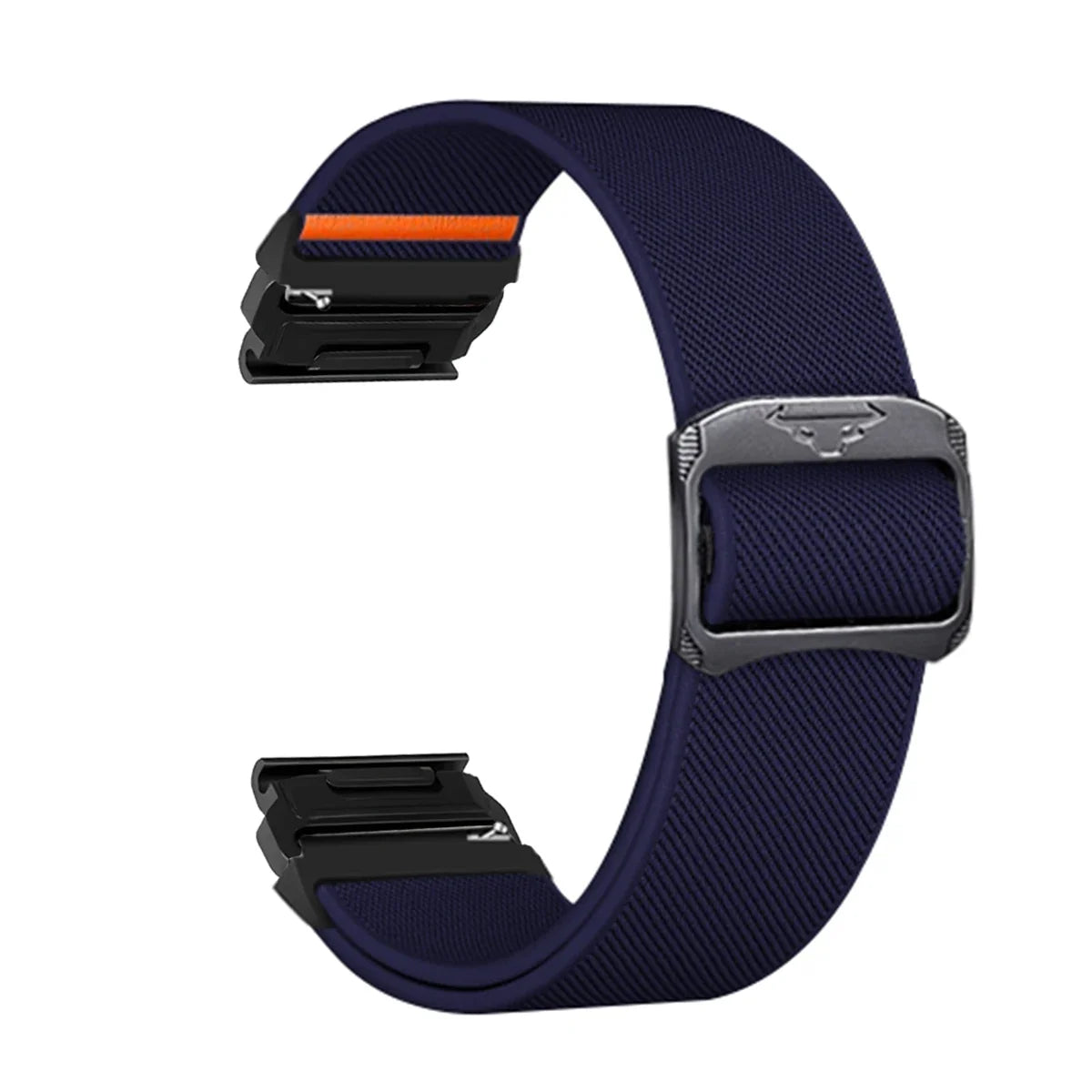 Bracelet de montre en nylon 22-26 mm style militaire Garmin résistant à l’usure, réglable, noir, gris, vert, unisexe, sportif | Sulvida
