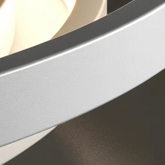 Ronde plafondlamp met LED-ring modern design metaal acryl dimbaar sfeerverlichting voor woonkamer slaapkamer | Sulvida