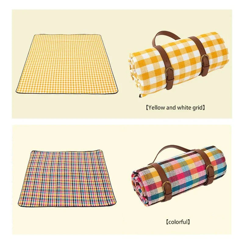 Picknickkleed Waterdicht Opvouwbaar Plaid met Draagtasje Outdoor Picknick Park Strand Camping Reizen | Sulvida