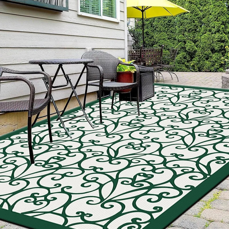 Outdoor Tapijt Waterdicht Picknickkleed Camping Vloerkleed Vochtbestendig Buitenmat Tuin Terras Balkon | Sulvida