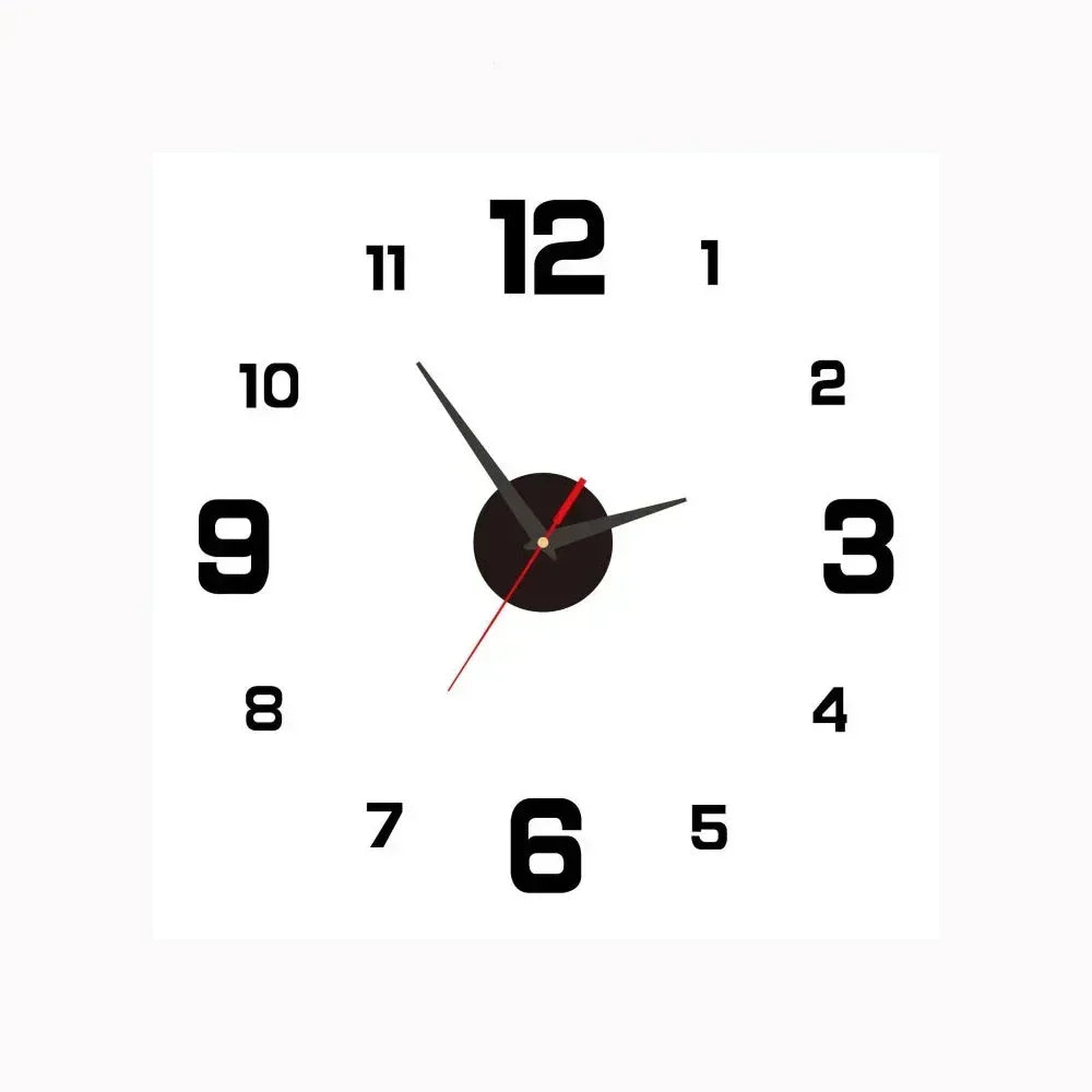 Stille Wandklok Geruisloos Uurwerk 30cm Klassiek Design Slaapkamer Kantoor Woonkamer Moderne Interieur Decoratie | Sulvida