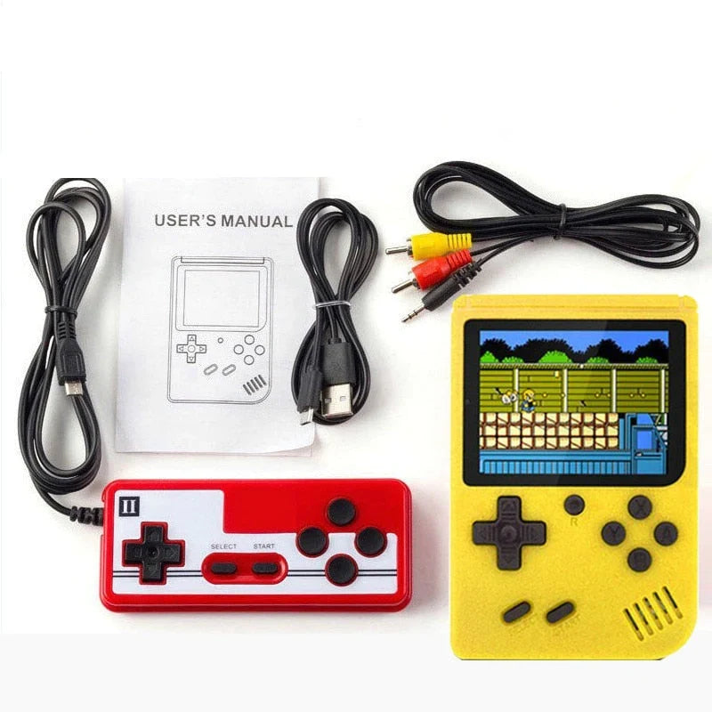 Retro Gameconsole 400 Klassieke Spellen Handheld Arcade Spelcomputer met Oplaadbare Accu en TV-Aansluiting | Sulvida