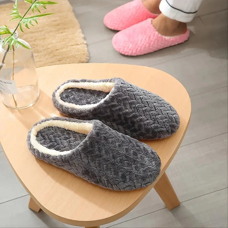 Pantoffels Pluche Zachte Sloffen Antislip Zool Binnenschoenen Herfst Winter Warmte Comfort Huisschoenen | Sulvida