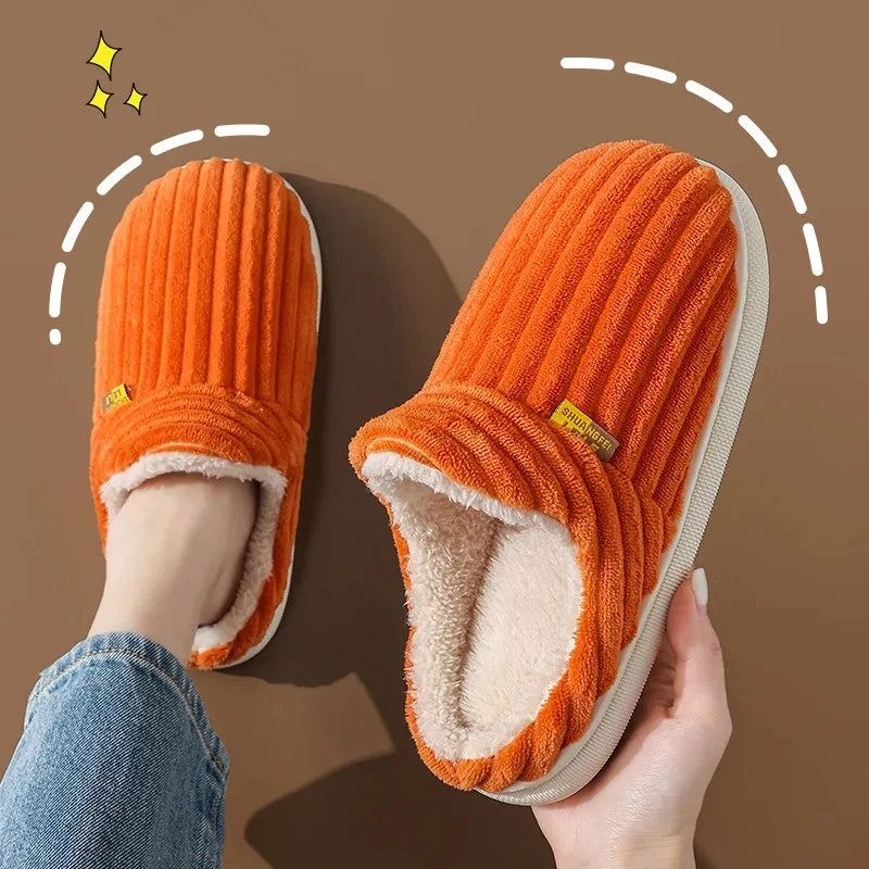 Winterpantoffels Pluche Heren Dames Zachte Zool Bontslippers Warm Huisschoenen Antislip Comfortabel Binnen | Sulvida
