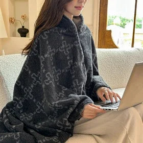 Geruite Plaid Deken Zachte Kasjmier-Look voor Bank en Bed Draagbare Warme Winterdeken Herfst Woonkamer | Sulvida