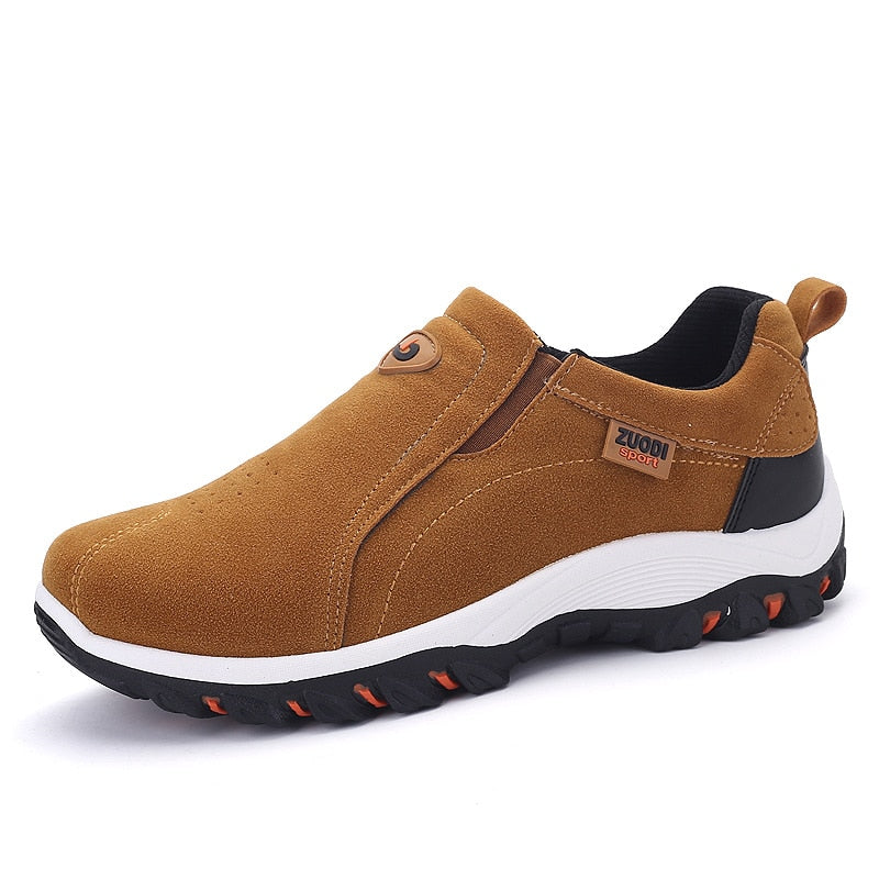 Comfortabele Wandelschoenen voor Heren – Outdoor Instappers met Antislipzool en Hoge Steun voor Lange Wandelingen en Reizen | Sulvida