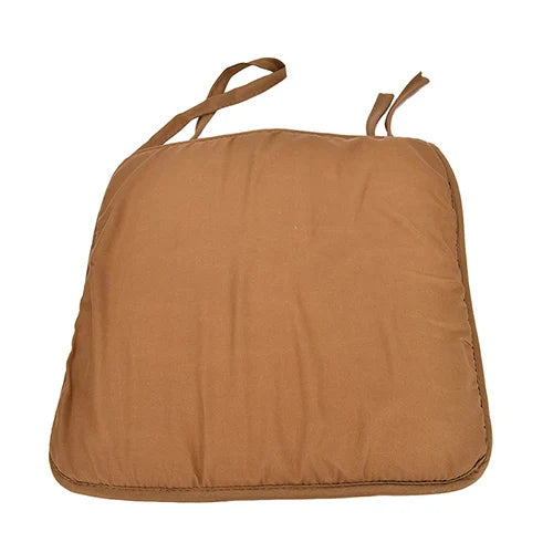 Stoelkussen Katoenmix 40×40 cm Vierkant met Strikbandjes voor Eetkamerstoelen Tuinstoelen Tuinmeubels | Sulvida