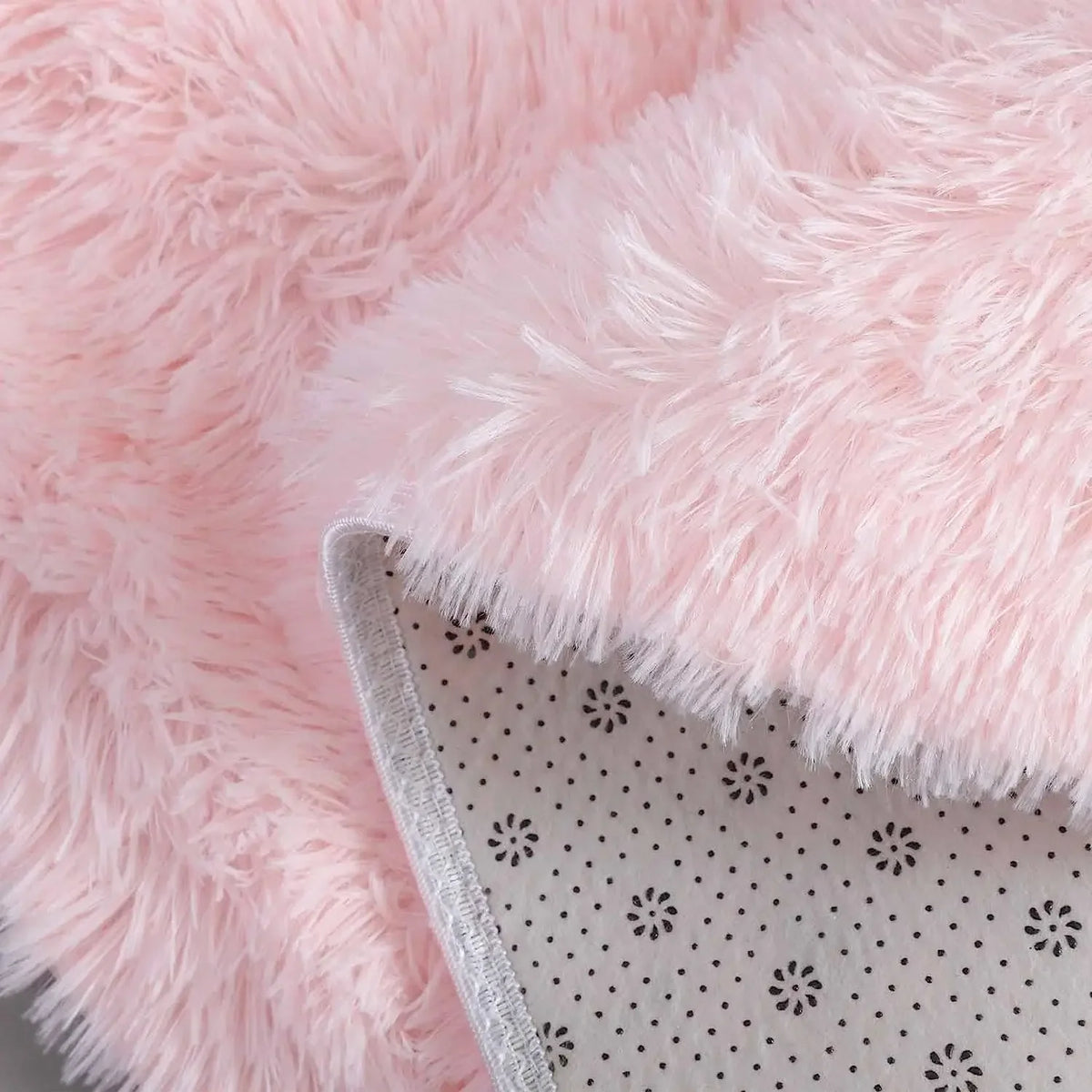 Rond Hoogpolig Vloerkleed Pluche 4,5cm Poolhoogte Woonkamer Slaapkamer Kinderkamer Decoratief Tapijt | Sulvida