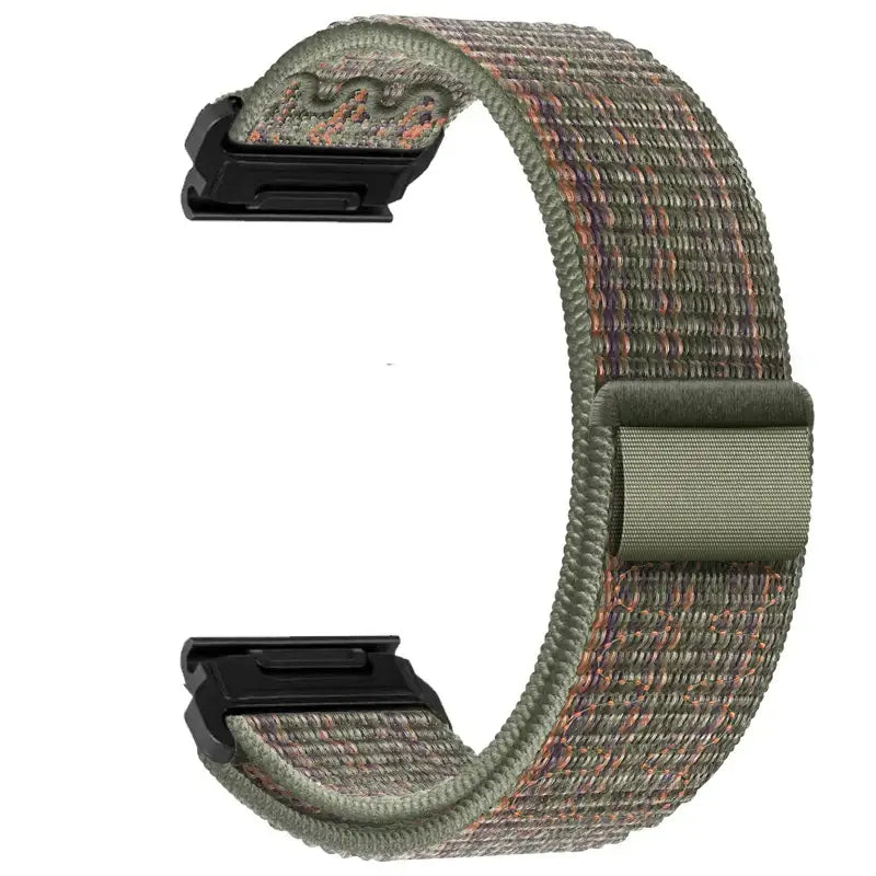 Bracelet universel en nylon pour smartwatch, fermeture autoagrippante respirante et réglable, 20mm 22mm 26mm, Apple Watch Samsung Galaxy | Sulvida