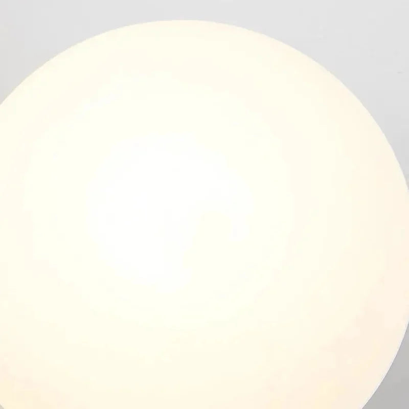 Glazen Bol Wandlamp Metaal met LED Verlichting voor Slaapkamer Gang Woonkamer Minimalistische Sfeerverlichting | Sulvida
