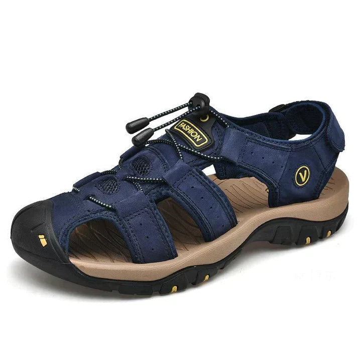 Ergonomische Herensandalen met Steunende Zool Comfortabel Ademend Outdoor Zomer Strandsandalen Wandelen | Sulvida
