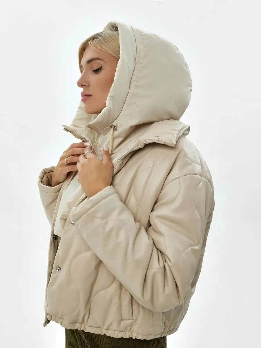 Capuchon Sjaal met Capuchon Polyester Katoen – Warme Halssjaal voor Winter – Effen Kleur One Size Unisex | Sulvida
