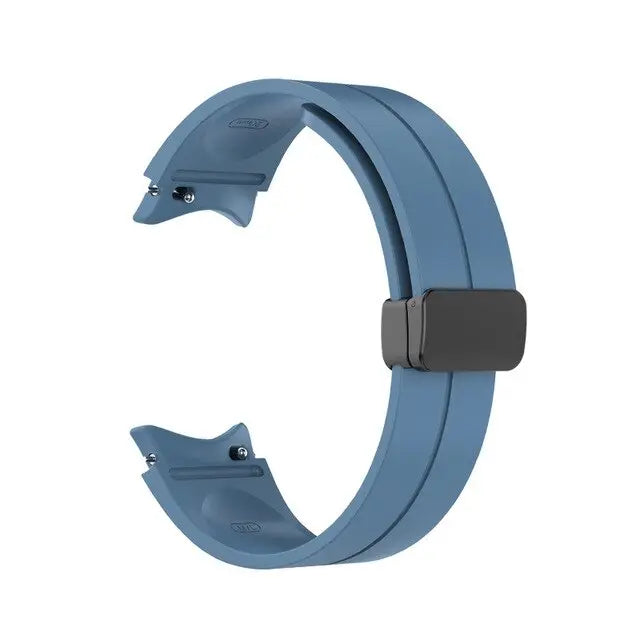 Bracelet de montre en silicone compatible avec Galaxy Watch 4 5 6, fermoir réglable, bracelet de sport et accessoire pour montre connectée | Sulvida