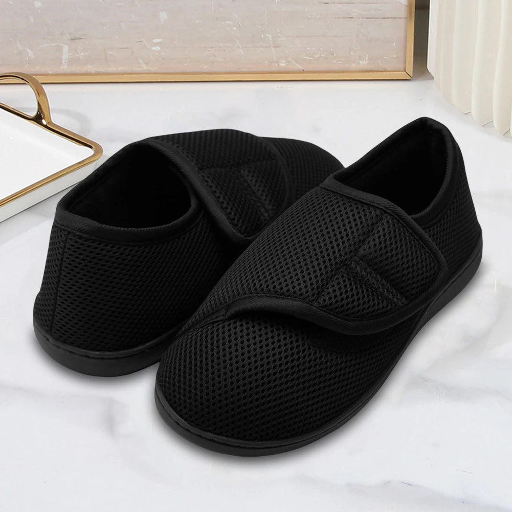 Orthopedische Schoenen met Klittenband – Verstelbare Pantoffels voor Gezwollen Voeten en Optimaal Comfort | Sulvida