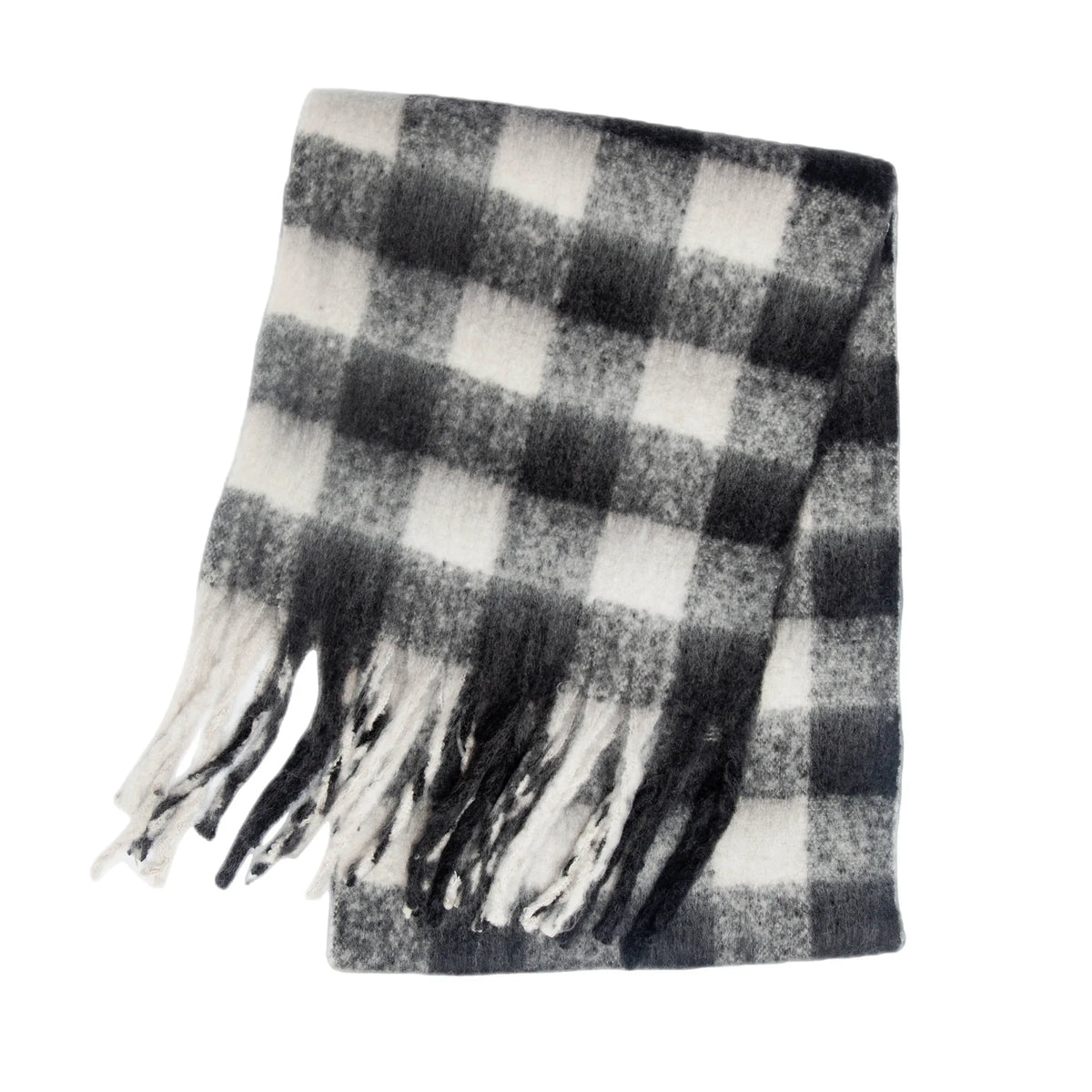 Geruite Wintersjaal voor Dames en Heren Zachte Dikke Kasjmier Sjaal 38x230cm Warm Stijlvol Comfortabel | Sulvida