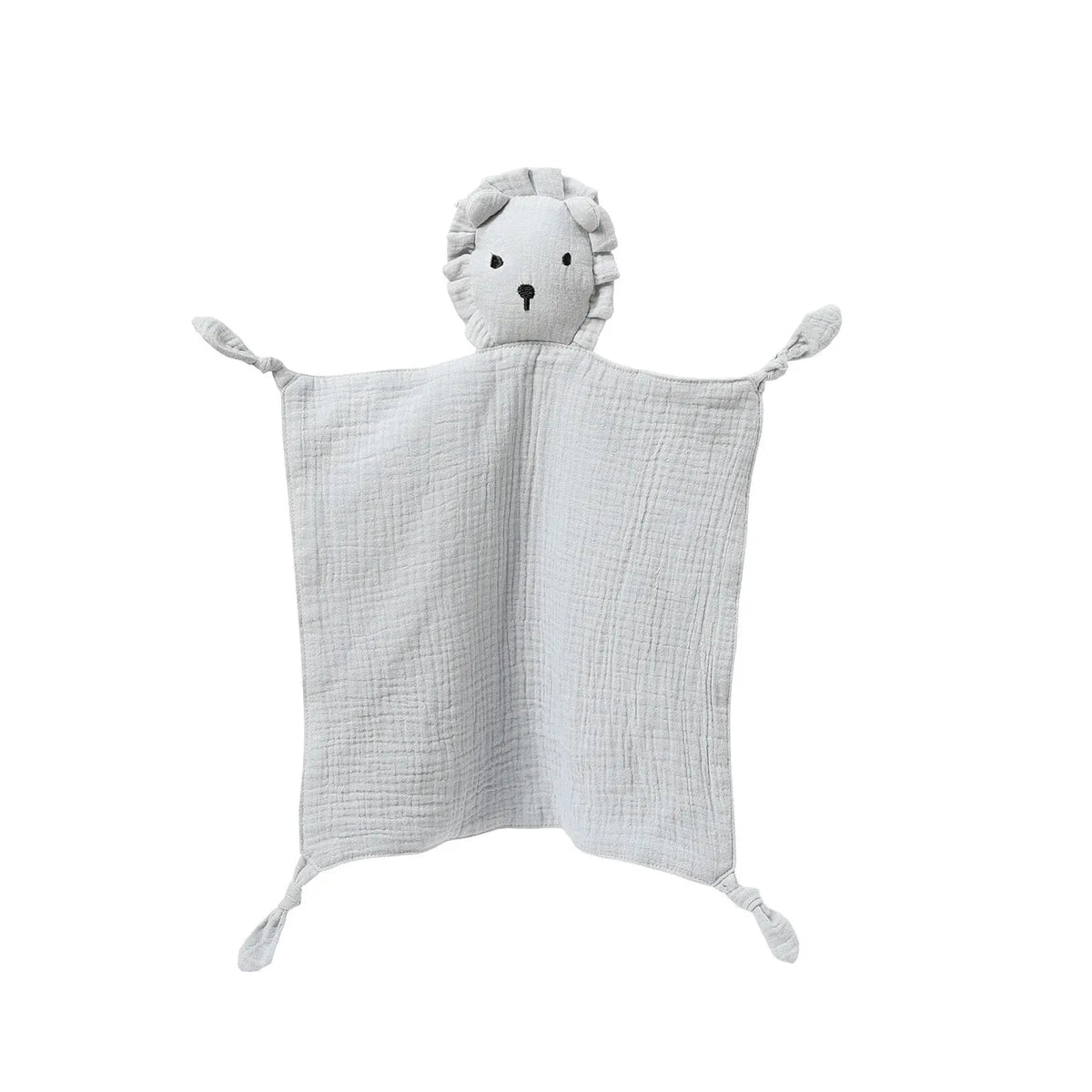 Knuffeldoekje Baby met Dierenkopje Zachte Troostknuffel Mousseline Doek voor Peuters Rustgevend Knuffelen | Sulvida