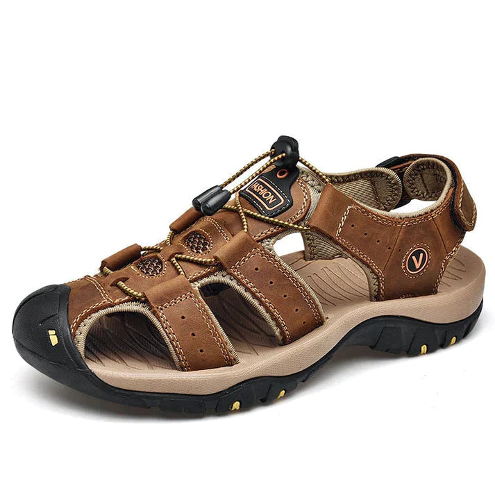 Ergonomische Herensandalen met Steunende Zool Comfortabel Ademend Outdoor Zomer Strandsandalen Wandelen | Sulvida