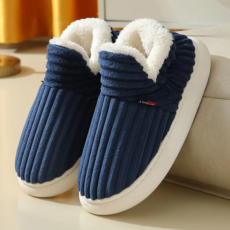 Winterpantoffels Pluche Heren Dames Zachte Zool Bontslippers Warm Huisschoenen Antislip Comfortabel Binnen | Sulvida