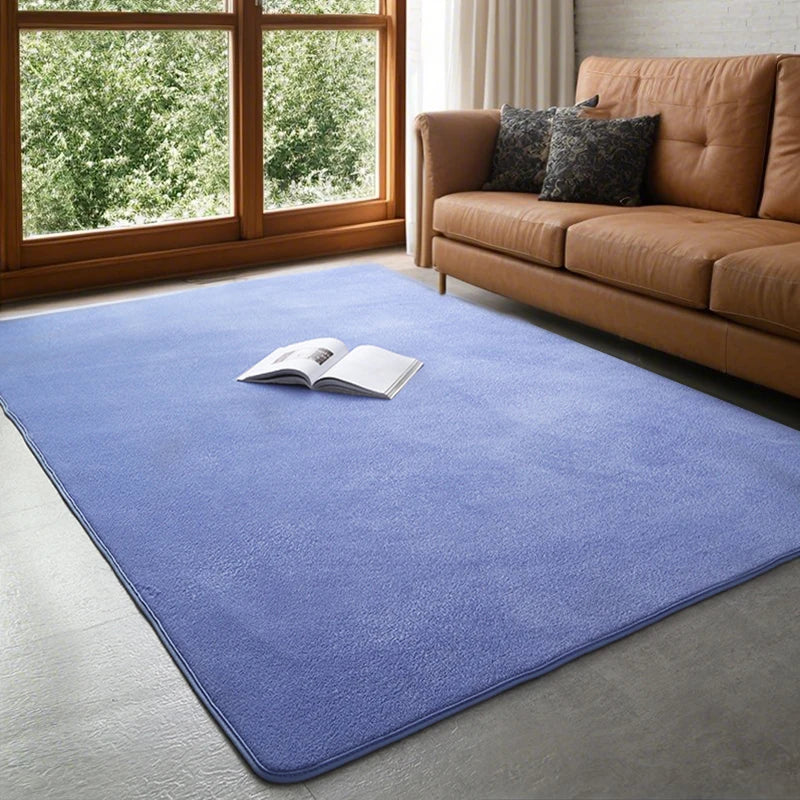 Fluweelzacht Vloerkleed Antislip Rechthoekig Koraalfluweel Woonkamer Slaapkamer Decoratief Zacht Tapijt | Sulvida
