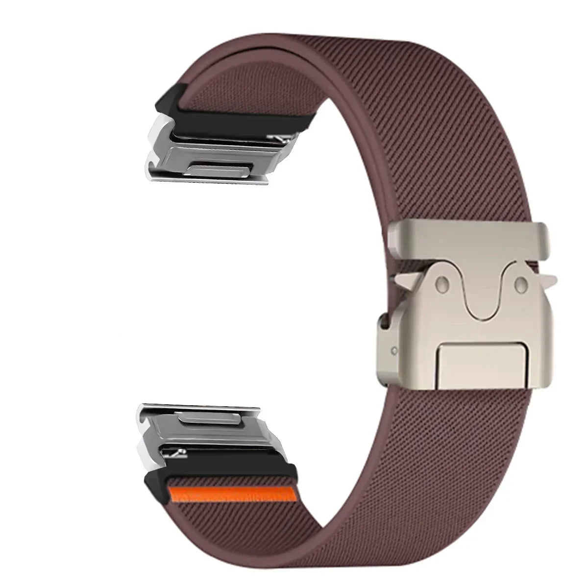 Bracelet de montre en nylon 22-26 mm style militaire Garmin résistant à l’usure, réglable, noir, gris, vert, unisexe, sportif | Sulvida