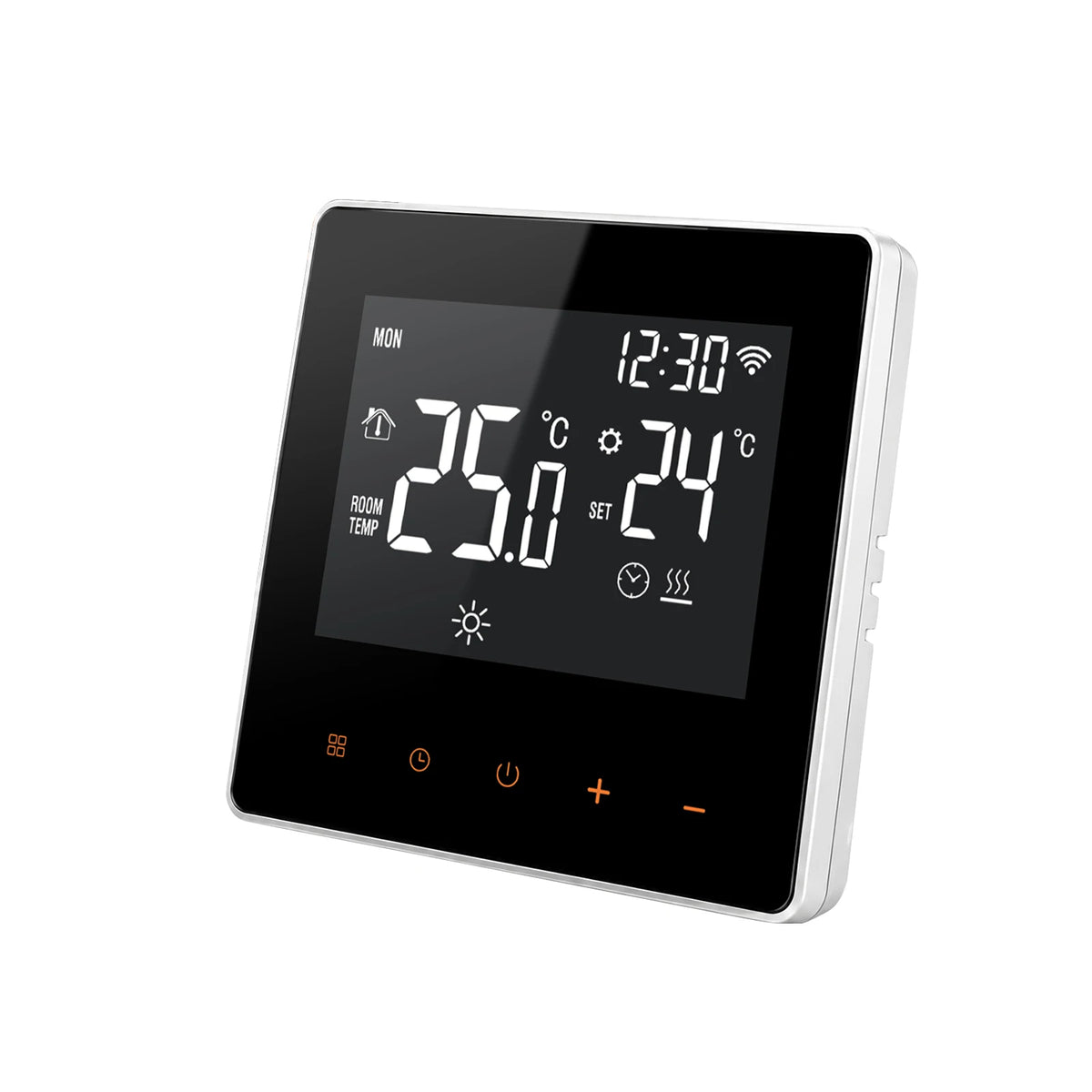 WiFi Vloerverwarmingsthermostaat 16A met NTC-sensor en Touchscreen voor Slimme Temperatuurregeling en Comfort | Sulvida