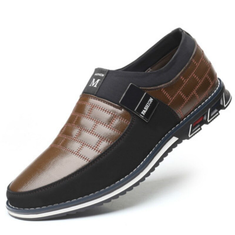 Leren Instappers Heren Klassiek Comfortabel Zakelijk Casual Schoeisel Elegante Herenschoenen Loafers | Sulvida