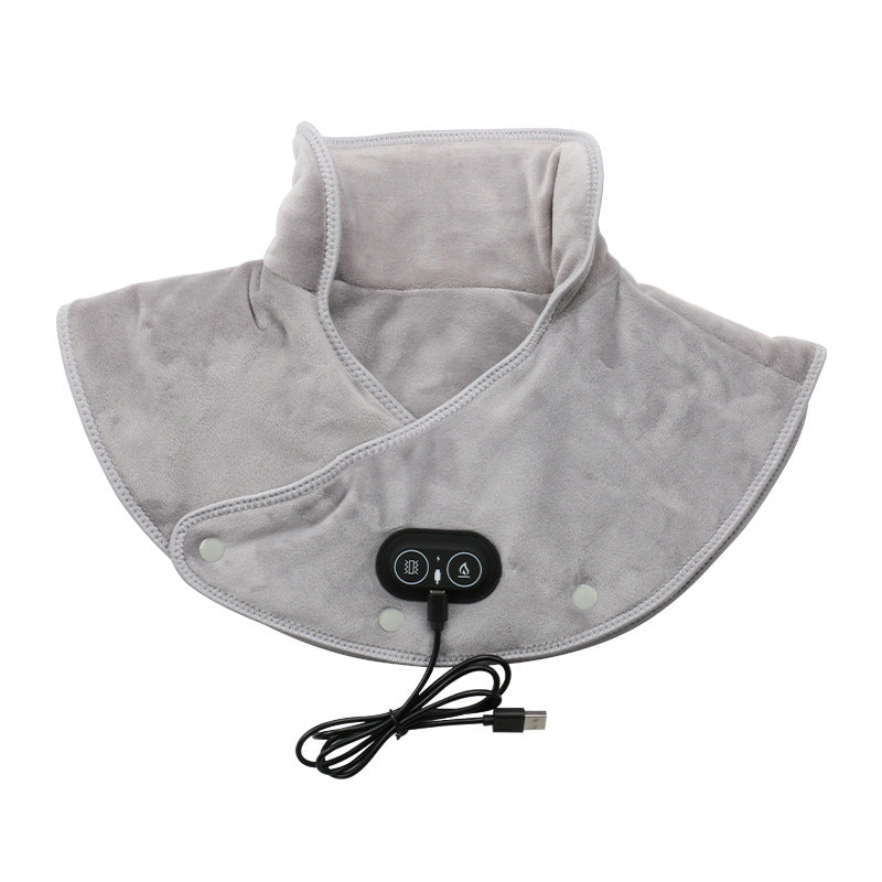 Verwarmingskussen Nek en Schouders USB Trilmassage met Warmte Ergonomisch Design voor Pijnverlichting | Sulvida