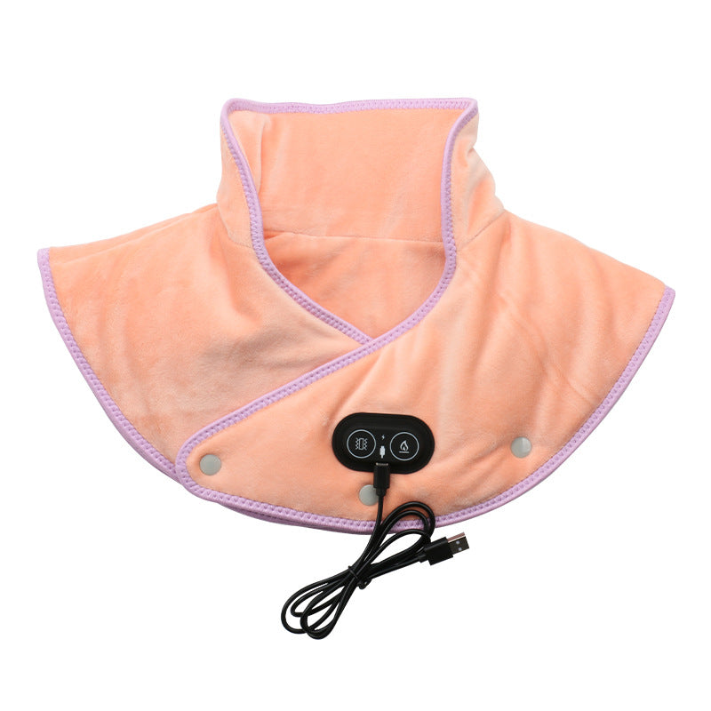 Verwarmingskussen Nek en Schouders USB Trilmassage met Warmte Ergonomisch Design voor Pijnverlichting | Sulvida