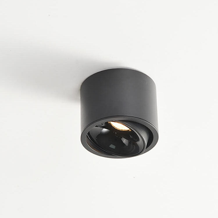 Instelbare plafondspot aluminium rond LED inbouwlamp woonkamer wit zwart wandspot modern plafondverlichting | Sulvida