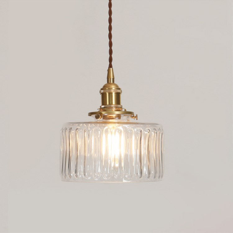 Glazen hanglamp met messing en glas rond design eenlichtpunt woonkamer eetkamer sfeervol tijdloos interieur | Sulvida
