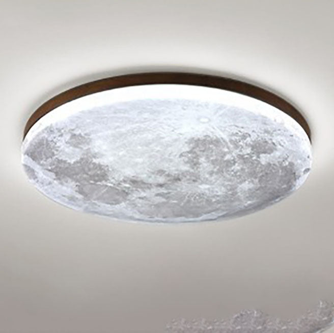 Plafondlamp Rond Hout LED Acryl Lichtbron Woonkamer Slaapkamer Sfeervol Minimalistisch Design Modern Interieur | Sulvida