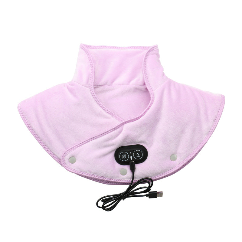 Verwarmingskussen Nek en Schouders USB Trilmassage met Warmte Ergonomisch Design voor Pijnverlichting | Sulvida