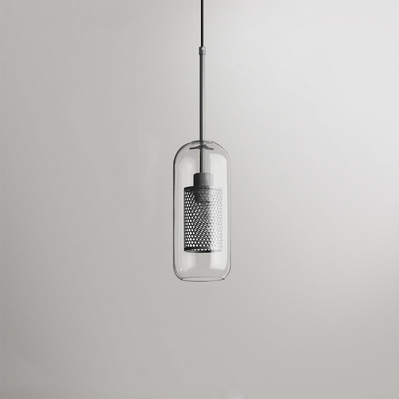 Glazen Hanglamp Bol Goud Cilinder Design Verlichting Woonkamer Eetkamer Slaapkamer Moderne Plafondlamp | Sulvida