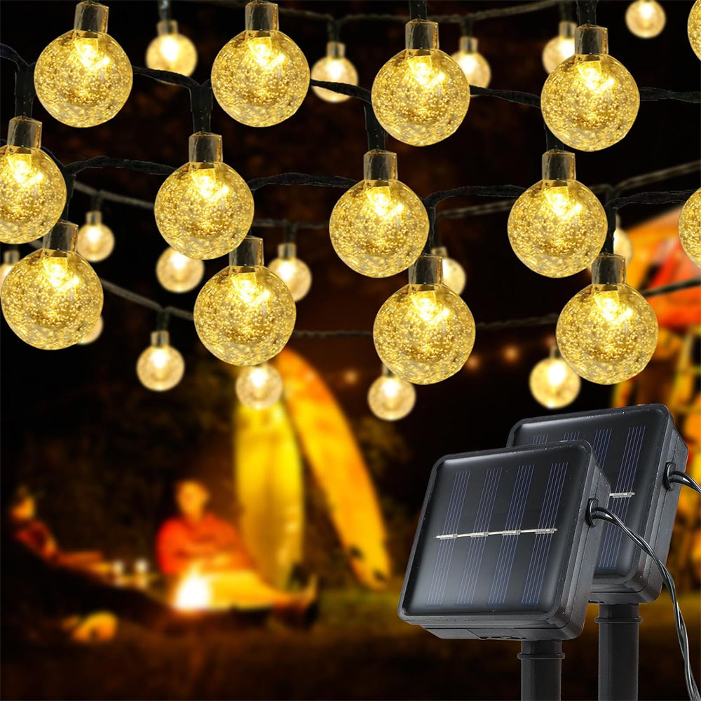 Zonne-energie LED Slingerverlichting 8 Lichtstanden Waterdicht voor Buiten Tuin Terras Feest Halloween Decoratie | Sulvida