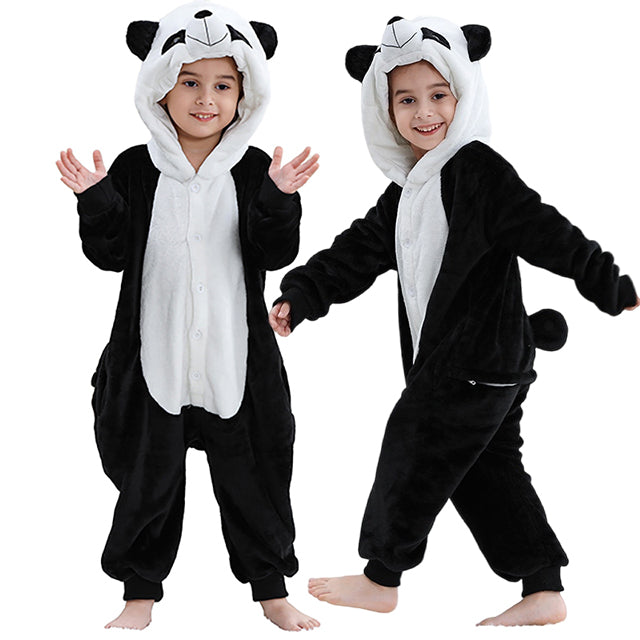 Kinderonesie Dierenpak Flanel Capybara Design met Capuchon Warm Loungen Verkleedkostuum Jongens Meisjes | Sulvida